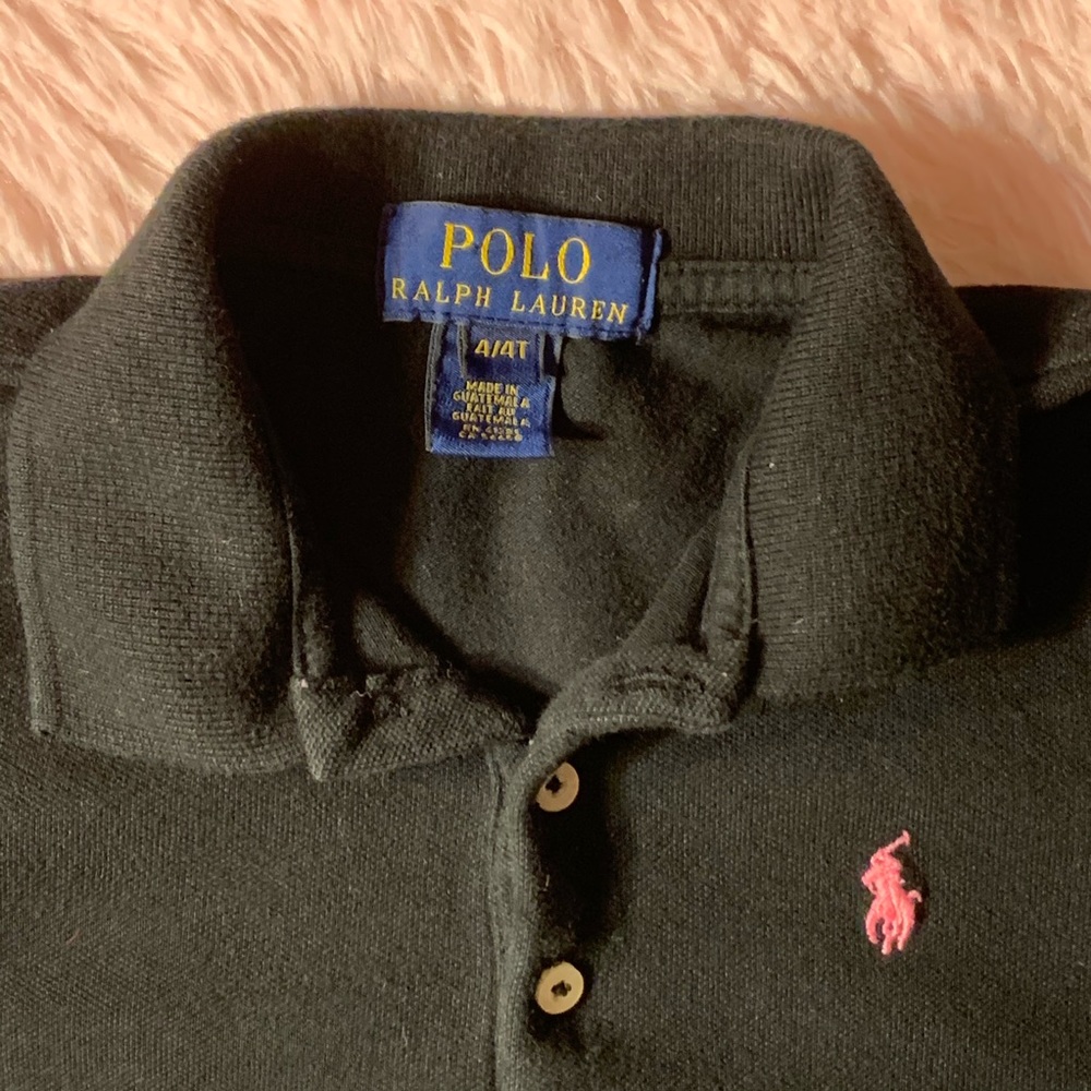 Preschool School Uniform Black Polo Shirts - Picture 4 of 15